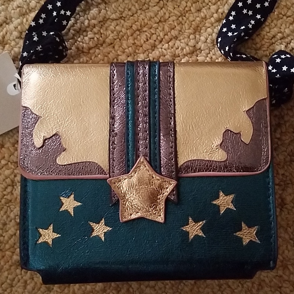 Cute Zara metallic star purse